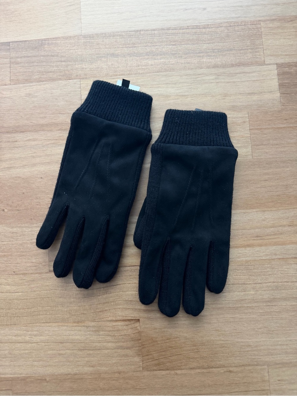 Uniqlo Men's Black Stretch Everyday Gloves